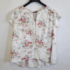 Buffalo David Bitton floral short sleeved blouse size XL
